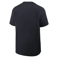 Men's Nike Navy Minnesota Twins Authentic Collection Raglan Short Sleeve Windshirt