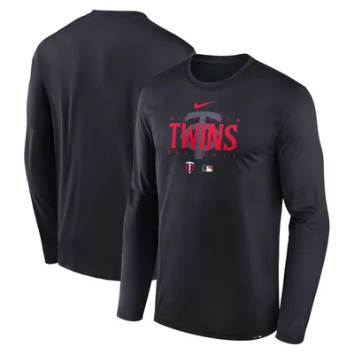 Minnesota Twins Nike Wordmark Legend Performance T-Shirt - Navy