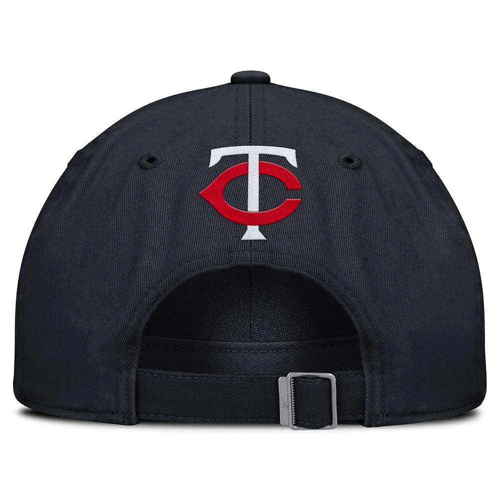 Men's Nike Navy Minnesota Twins Club Adjustable Hat