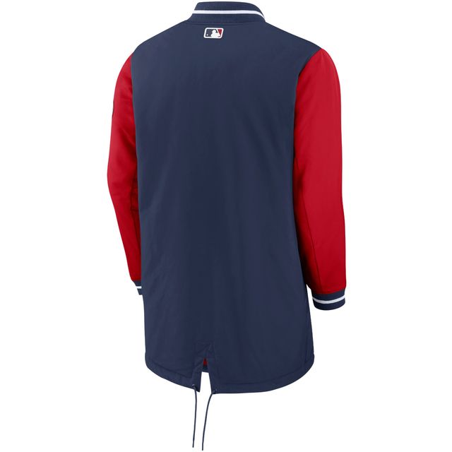 Veste zippée Nike Minnesota Twins Dugout Performance pour homme, bleu marine