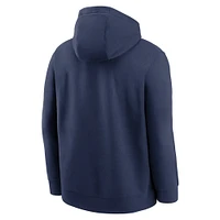 Men's Nike Navy Minnesota Twins Logo Club Fleece Pullover Hoodie
