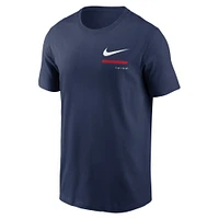 T-shirt à épaules dénudées Nike Minnesota Twins pour homme - Bleu marine