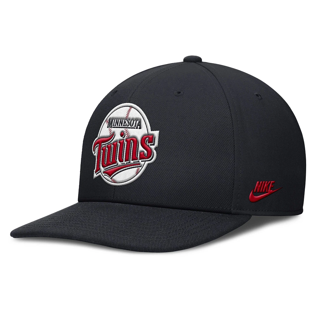 Men's Nike Navy Minnesota Twins Pro Performance Snapback Hat