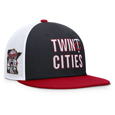 Men's Nike  Navy Minnesota Twins Pro Trucker Snapback Hat