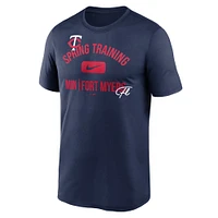 T-shirt Nike bleu marine Minnesota Twins Spring Training Legend pour homme