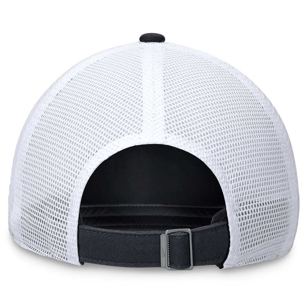 Men's Nike Navy Minnesota Twins Wordmark Adjustable Trucker Hat