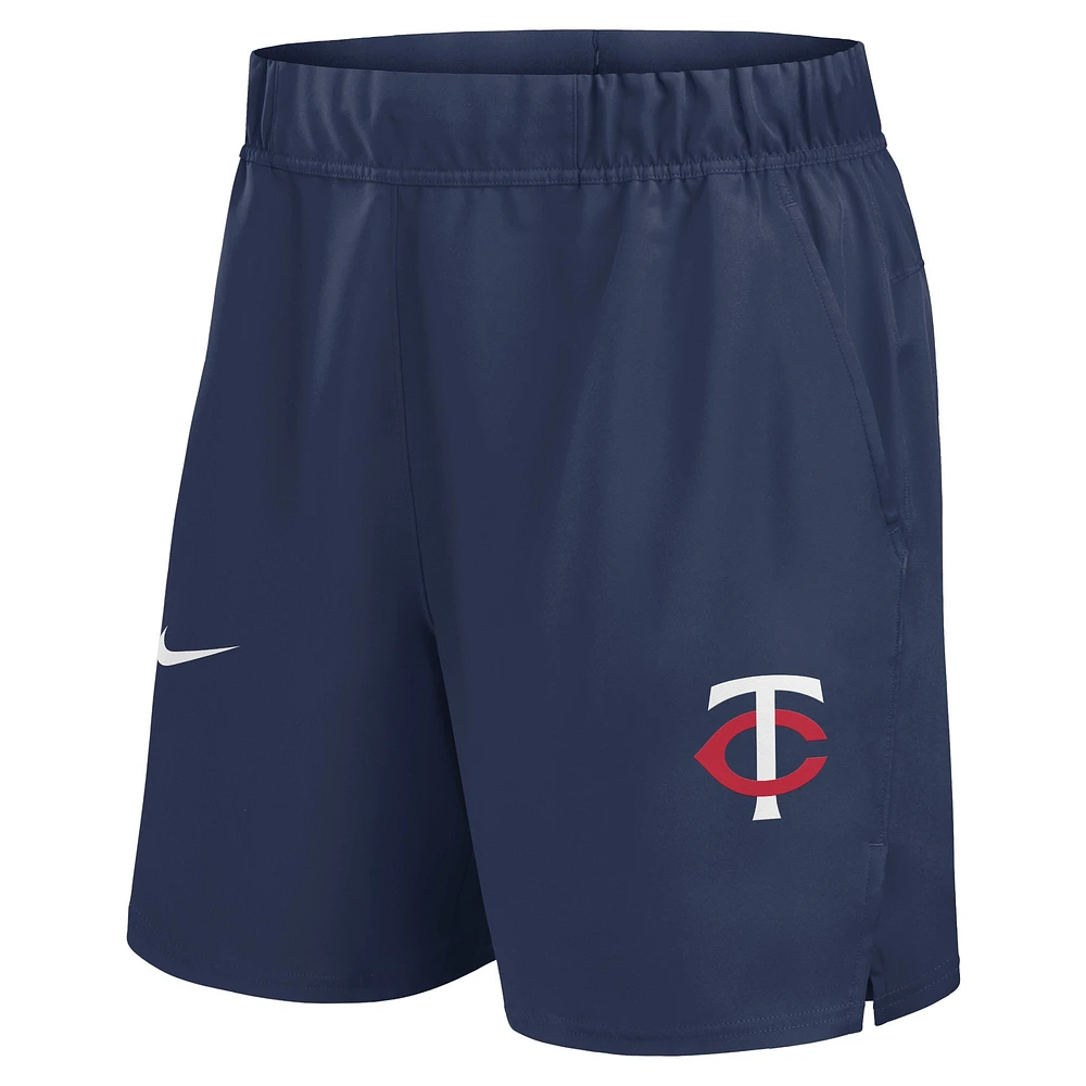 Men's Nike Navy Minnesota Twins Woven Victory Performance Shorts