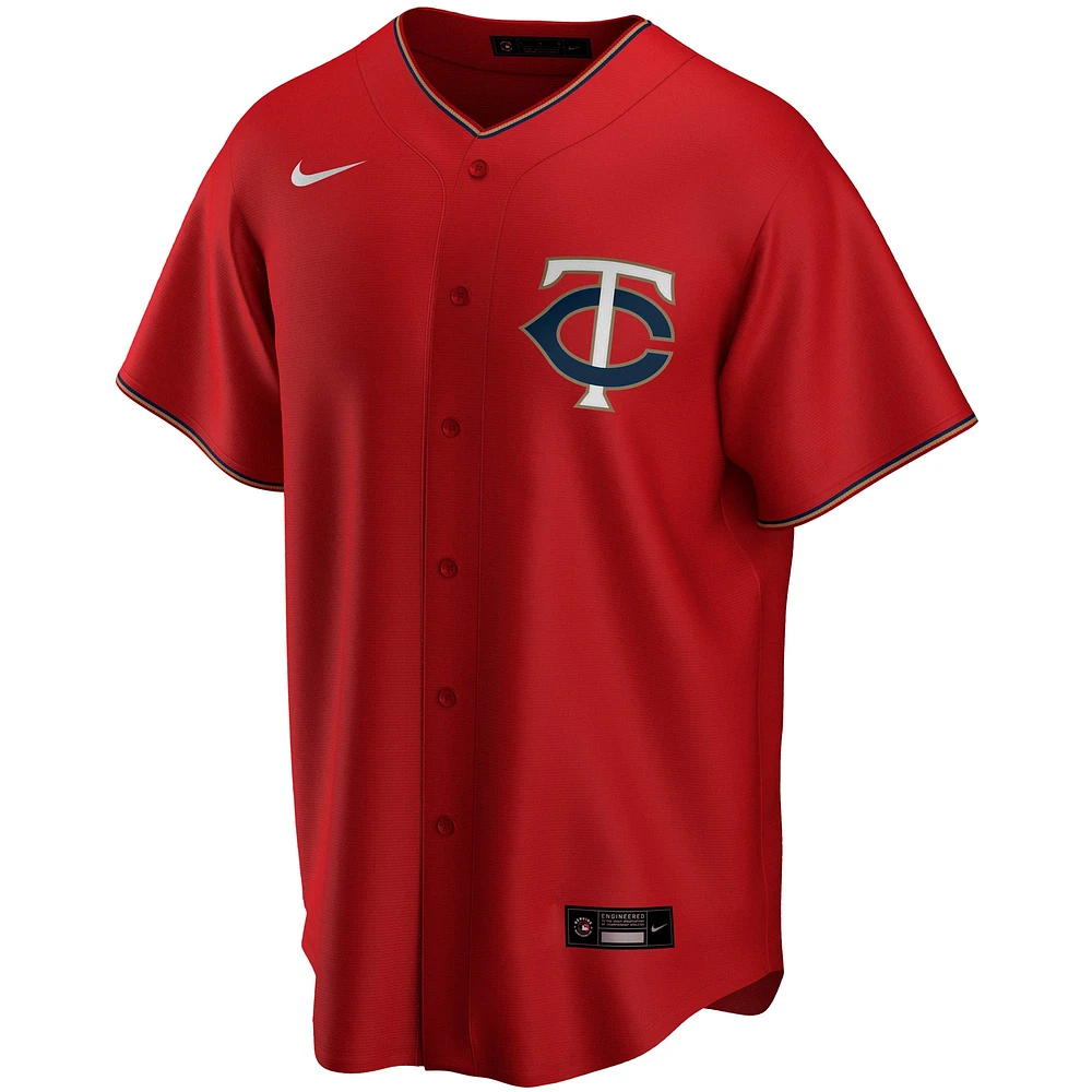Men's Nike Red Minnesota Twins Alternate Replica Team - Jersey
