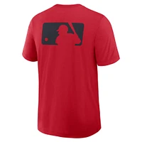 Men's Nike Red Minnesota Twins Authentic Collection Early Work Tri-Blend Performance T-Shirt