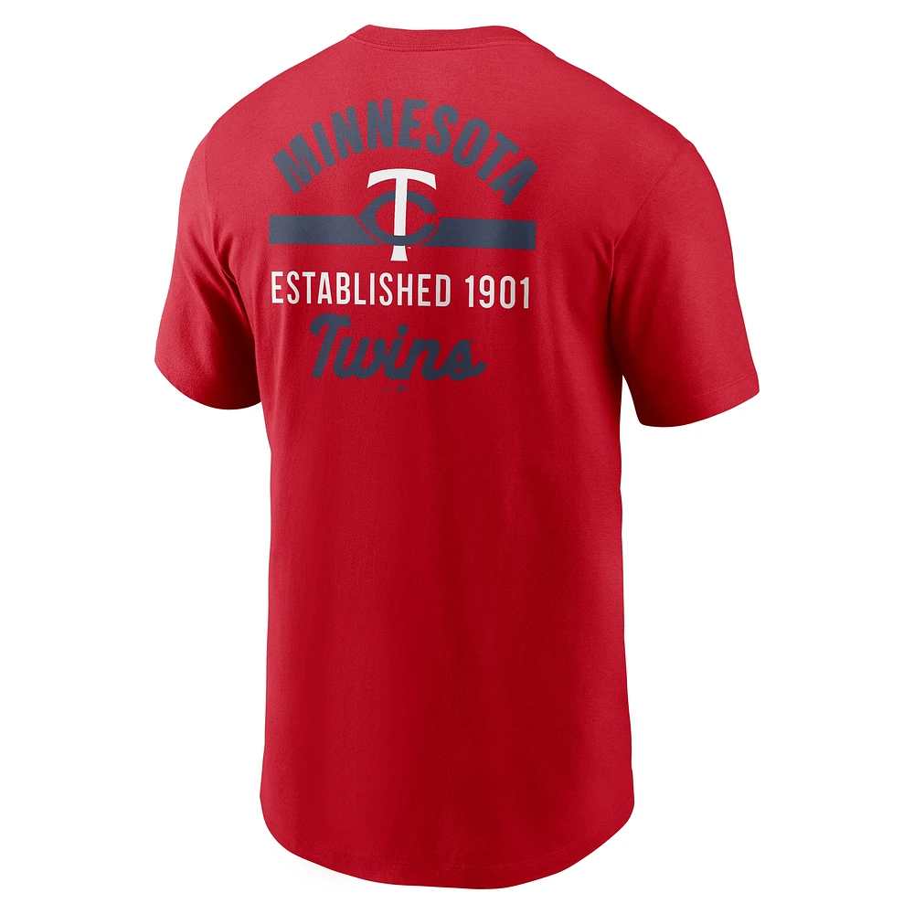 Men's Nike Red Minnesota Twins T-Shirt