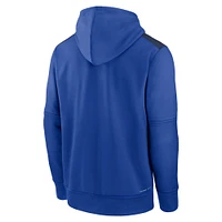 Men's Nike  Royal Minnesota Twins Authentic Collection City Connect Therma Pullover Hoodie