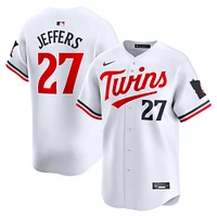 Maillot de joueur Nike Ryan Jeffers blanc Minnesota Twins Home Limited pour homme