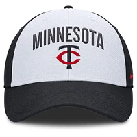Men's Nike White/Navy Minnesota Twins Club Performance Adjustable Hat