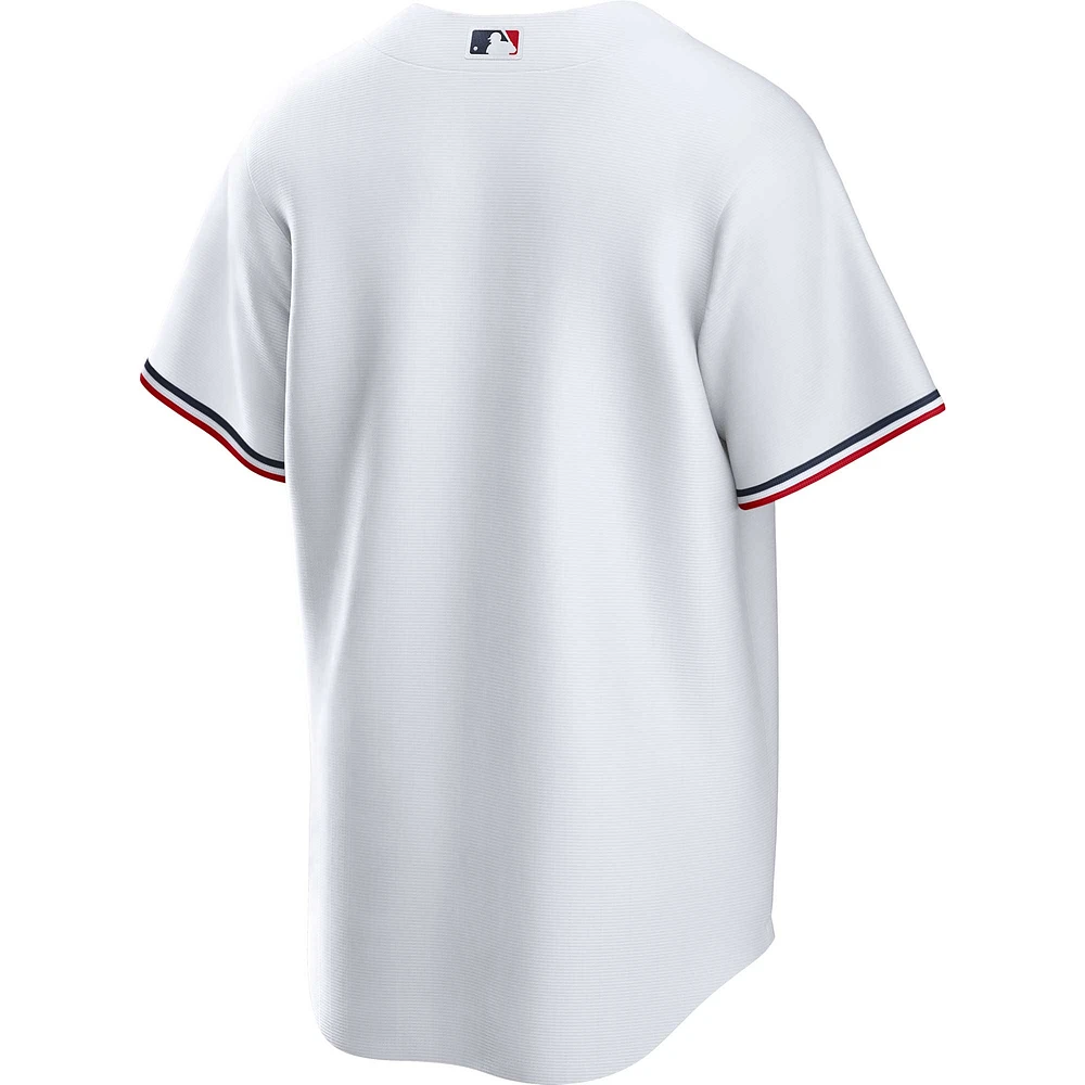 Maillot réplique de l'équipe à domicile des Twins du Minnesota Nike blanc pour homme