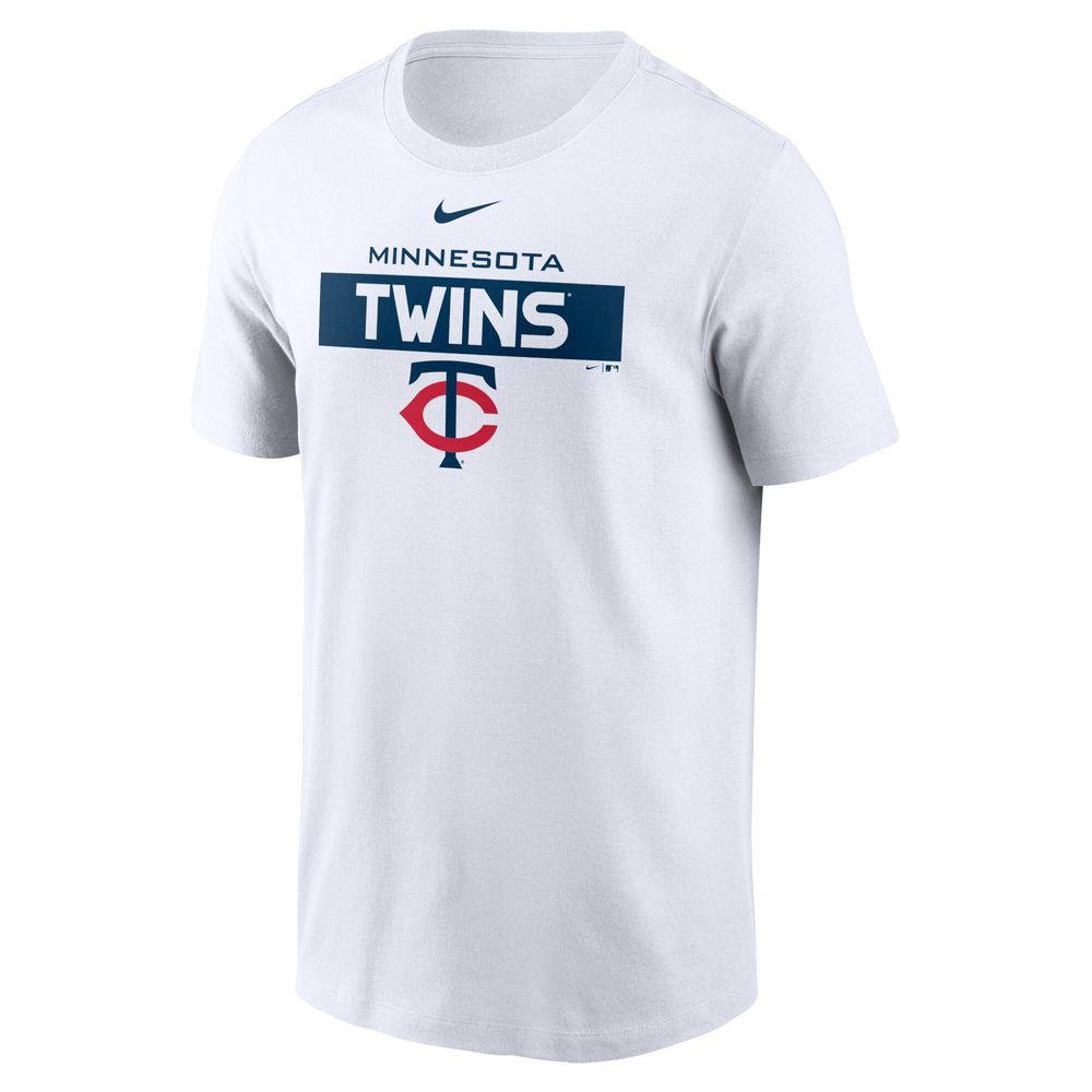 Men's Nike White Minnesota Twins Team T-Shirt