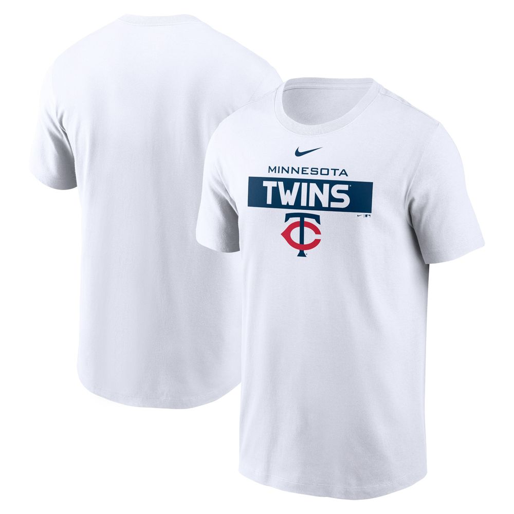 Men's Nike White Minnesota Twins Team T-Shirt