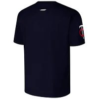 T-shirt à épaules tombantes Turn It Up Pro Standard bleu marine pour homme des Minnesota Twins