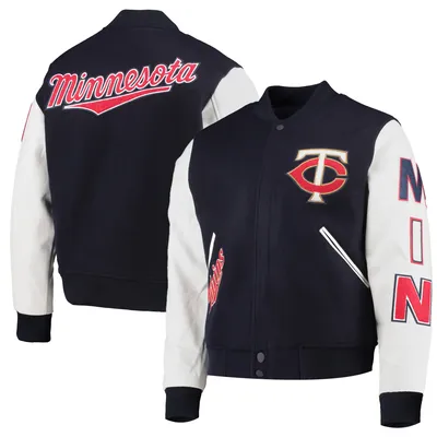 Minnesota Twins Pro Standard Varsity Logo Full-Zip Jacket - Navy