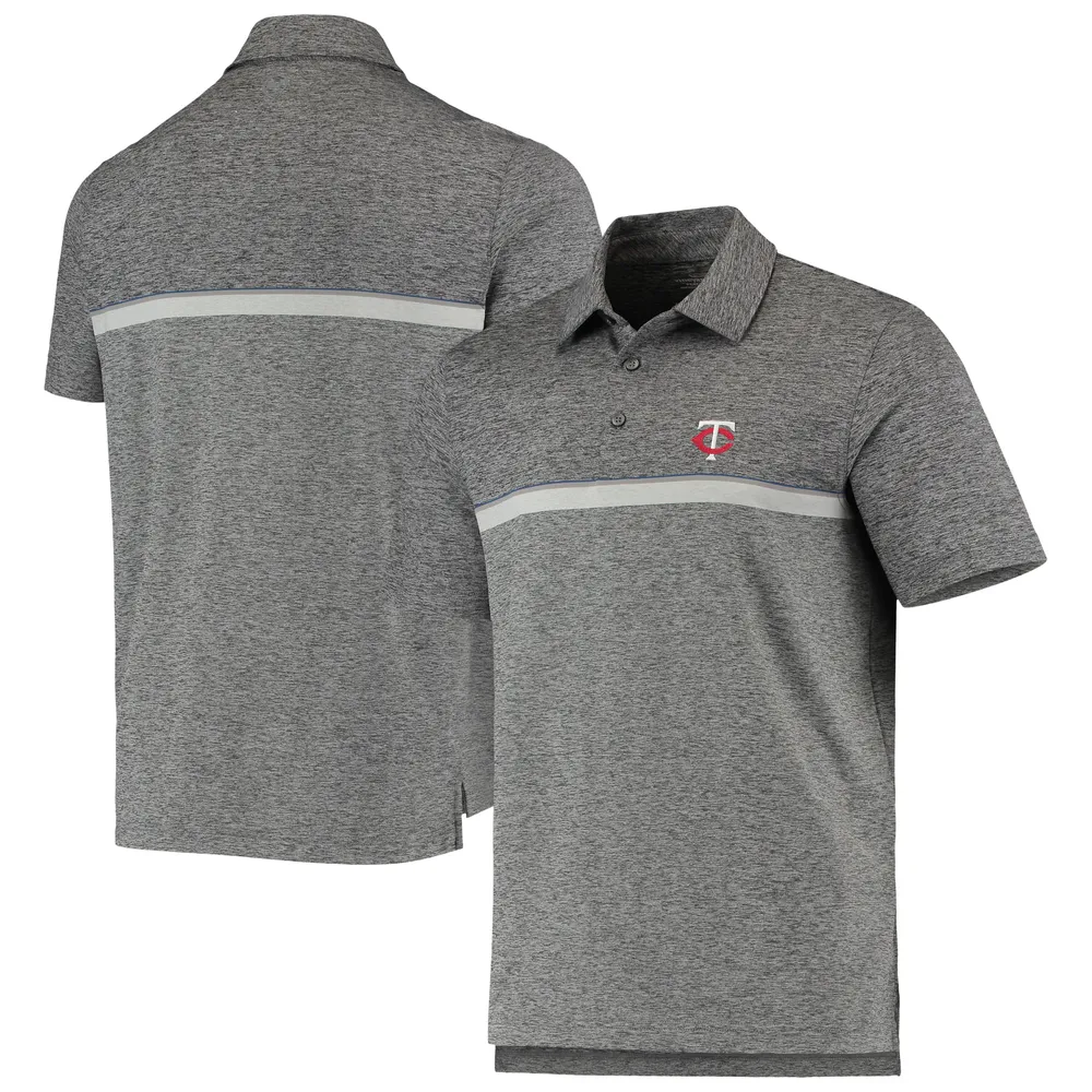 Lids Minnesota Twins Vineyard Vines Hawksbill Stripe Polo - Gray