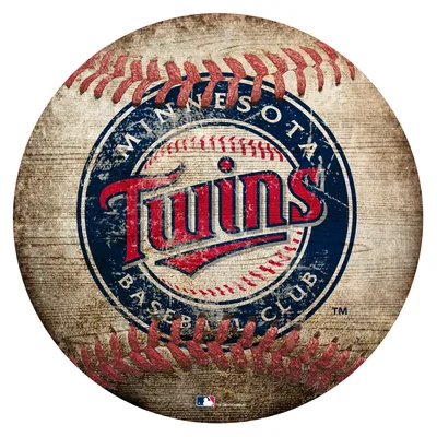 Minnesota Twins 12'' x 12'' Baseball Sign