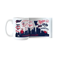 Twins du Minnesota 15 oz. Tasse en céramique indigène