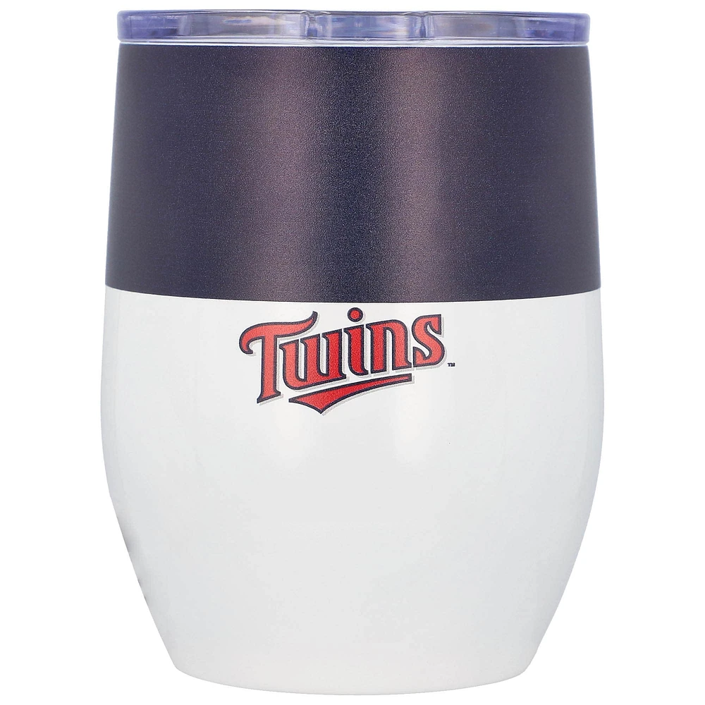 Twins du Minnesota 16 oz. Gobelet incurvé en acier inoxydable Colorblock