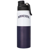 Twins du Minnesota 21 oz. Bouteille en acier inoxydable à couvercle torsadé