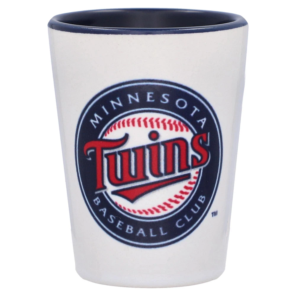 Twins du Minnesota 2 oz. Tasse en céramique de couleur intérieure