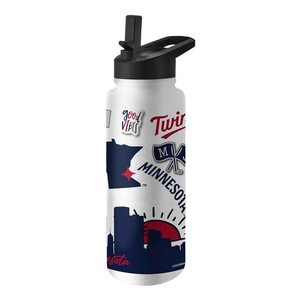 Minnesota Twins 34oz. Native Quencher Bottle