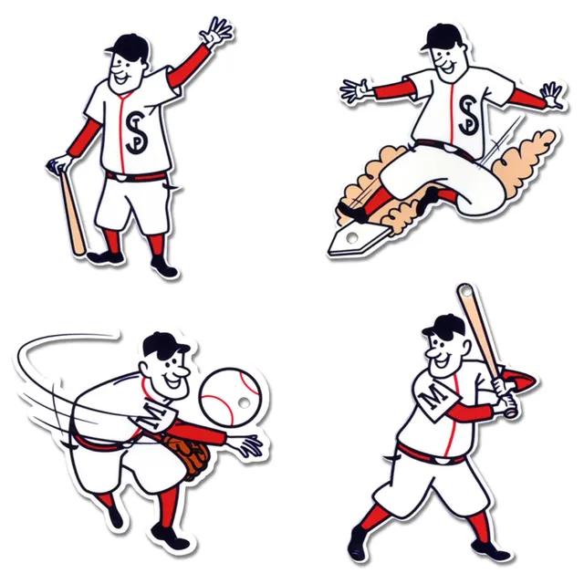 St. Louis Cardinals 5-Pack Mascot Steel Magnet Set