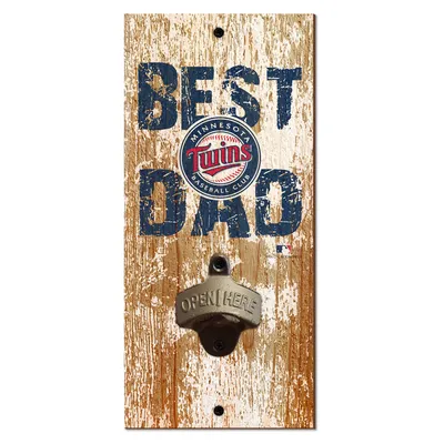 Minnesota Twins 5'' x 12'' Best Dad Bottle Opener
