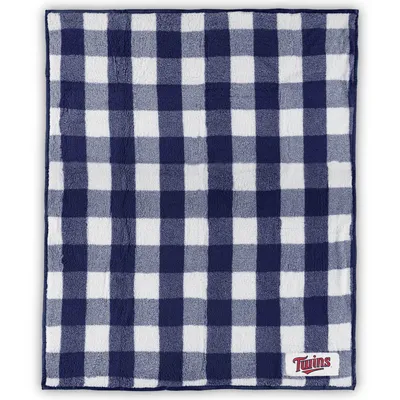 Minnesota Twins 50'' x 60'' Buffalo Check Frosty Fleece Blanket