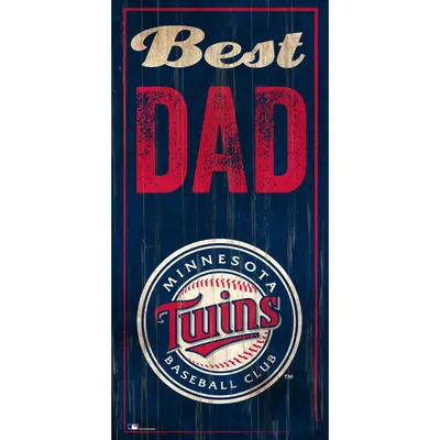 Minnesota Twins 6'' x 12'' Best Dad Sign