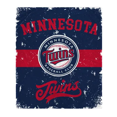 Minnesota Twins 60'' x 70'' Retro Stripe Flannel Fleece Blanket