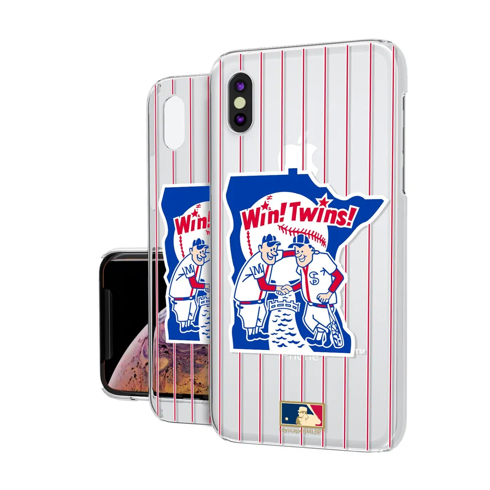 Minnesota Twins 1976-1986 Cooperstown Pinstripe iPhone Glitter