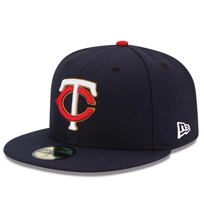 Minnesota Twins New Era Authentic Collection On Field 59FIFTY - Chapeau structuré ajusté Marine