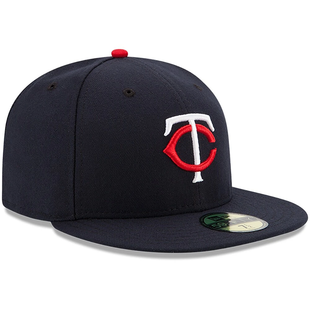 Minnesota Twins New Era Youth Home Authentic Collection On-Field 59FIFTY - Bonnet ajusté Marine