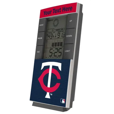 Minnesota Twins Personalized Digital Desk Clock