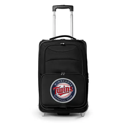 Minnesota Twins MOJO 21" Softside Rolling Carry-On Suitcase - Black