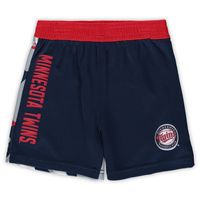 Newborn & Infant Red/Navy Minnesota Twins Pinch Hitter T-Shirt Shorts Set