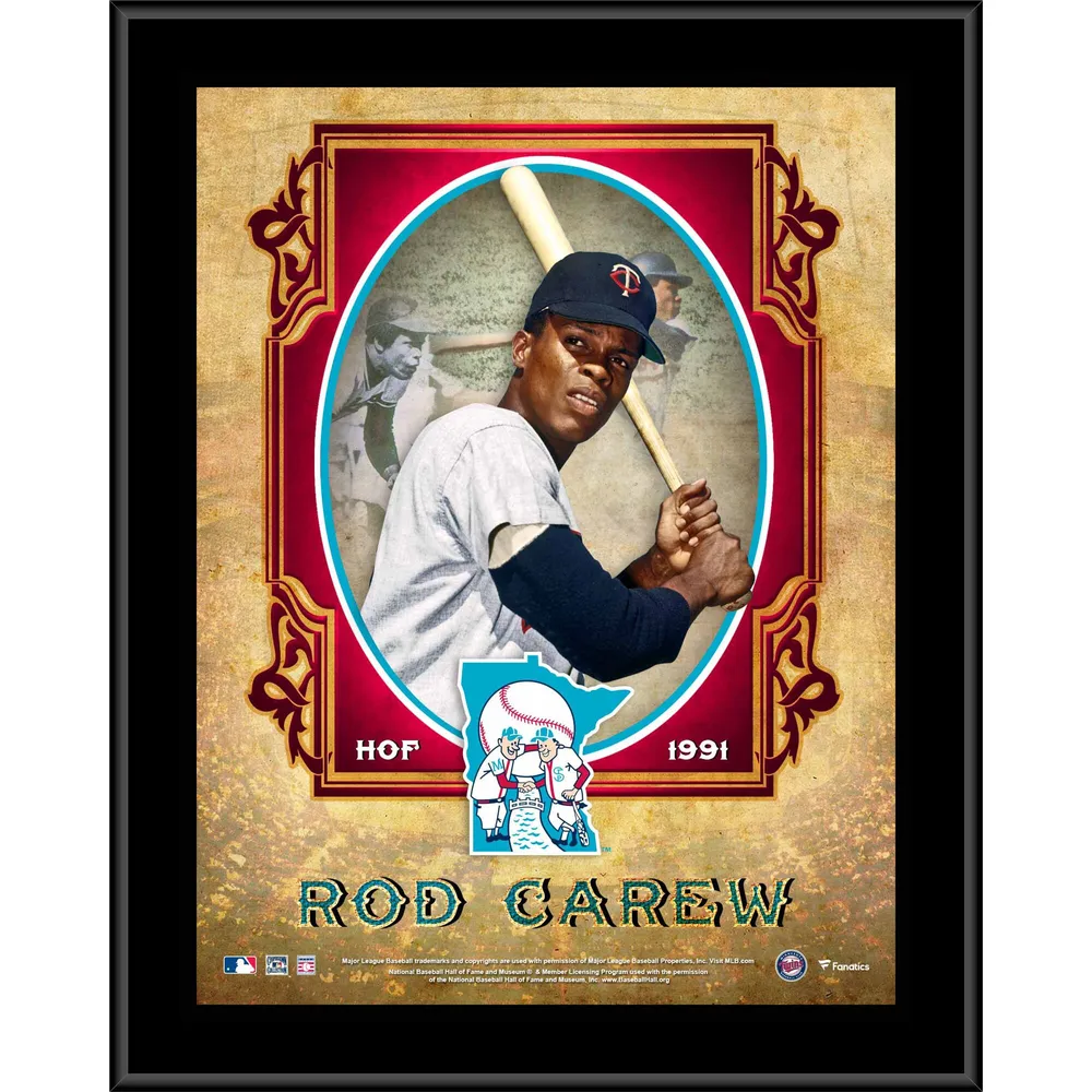 Rod Carew Minnesota Twins Framed 15 x 17 Hall of Fame Career Profile