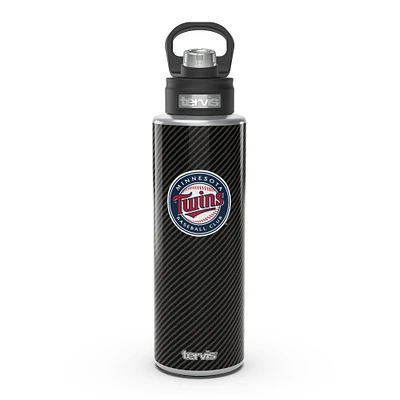 Tervis Minnesota Jumeaux 40oz. Bouteille d'eau à large goulot en fibre de carbone