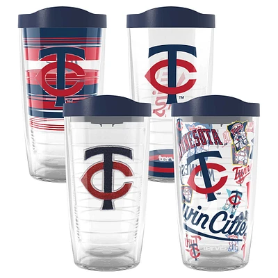 Tervis Minnesota Twins Four-Pack 16oz. Classic Tumbler Set