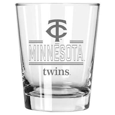 The Memory Company Minnesota Twins 15oz. Double Old Fashioned Glass