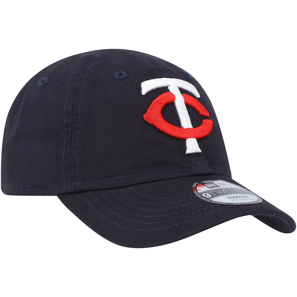 Toddler New Era Navy Minnesota Twins Team 9TWENTY Adjustable Hat