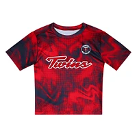 Toddler Red/Navy Minnesota Twins Pinch Hitter Infielder T-Shirt & Shorts Set