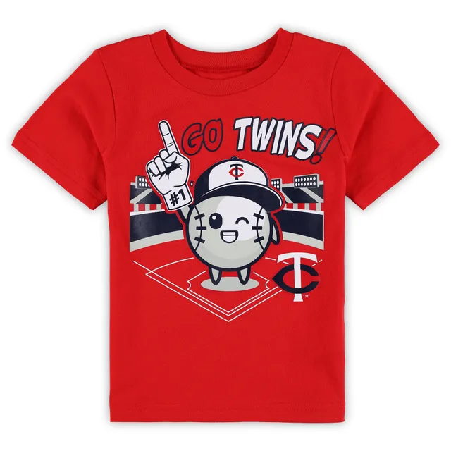 Toddler Red Chicago Cubs Ball Boy T-Shirt Size: 2T