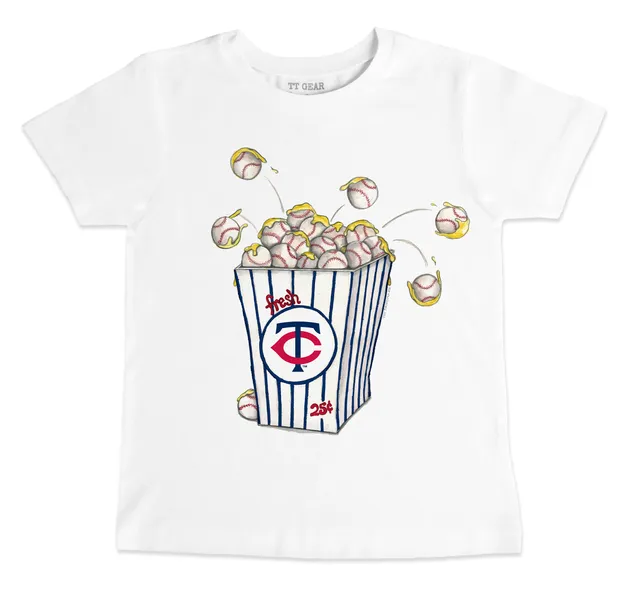 Lids Minnesota Twins Tiny Turnip Youth Stitched Baseball T-Shirt - White