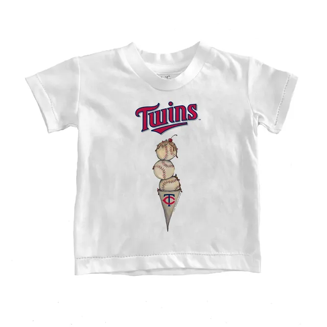 Girls Toddler Tiny Turnip White Boston Red Sox Girl Teddy Fringe T-Shirt Size: 2T