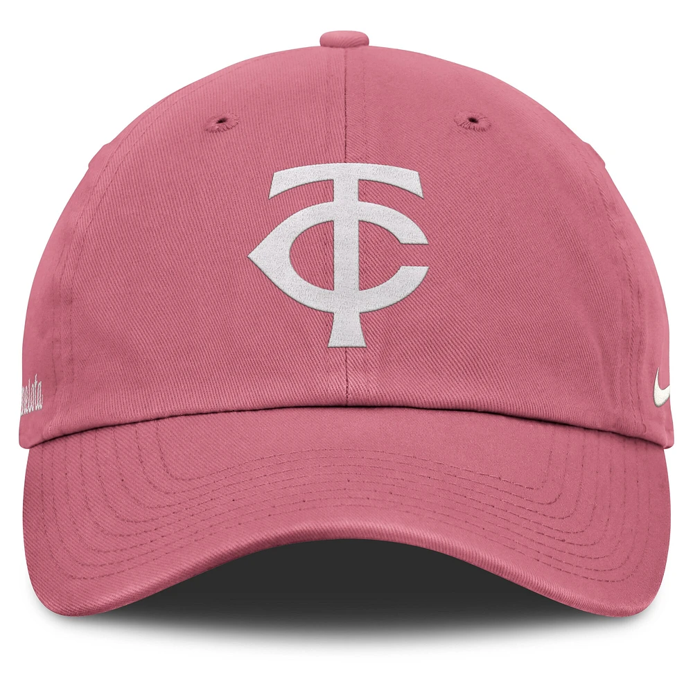 Unisex Nike Pink Minnesota Twins Club Adjustable Hat